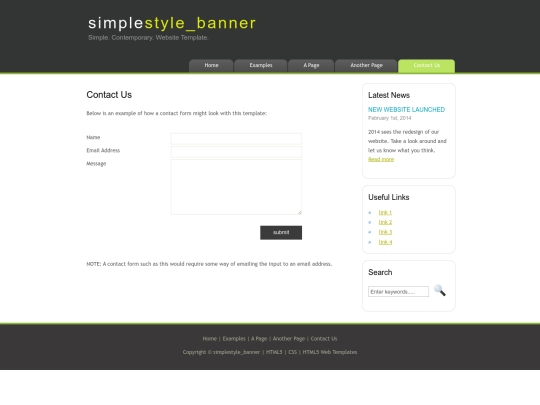 simplestyle/contact screenshot