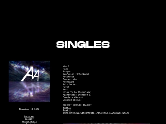 singlespage screenshot