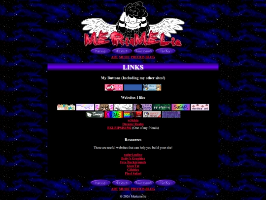 links screenshot