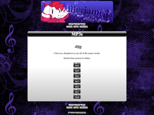 music/mp3s screenshot