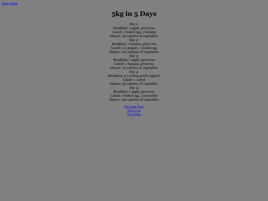 diets/5kg screenshot