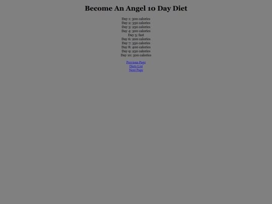 diets/becomeanangel screenshot