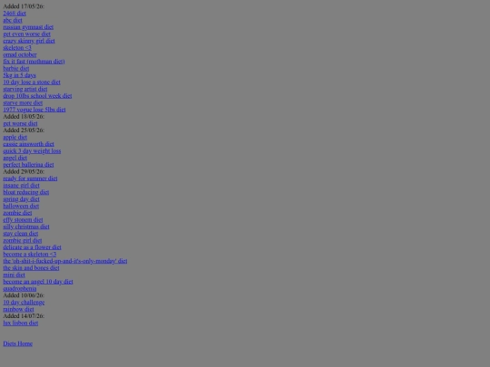 diets/directory screenshot
