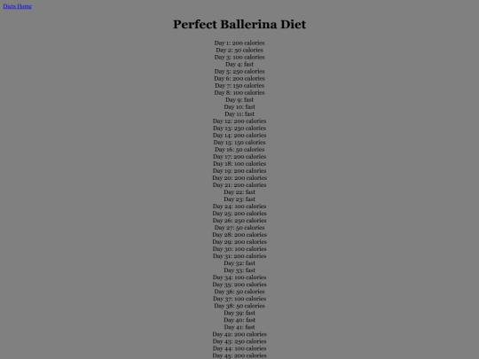diets/perfectballerina screenshot
