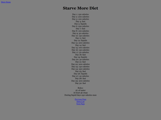 diets/starvemore screenshot