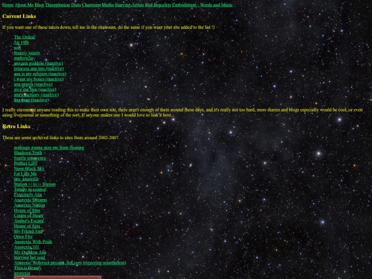 links screenshot
