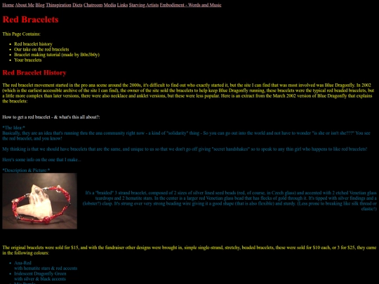 redbracelets screenshot