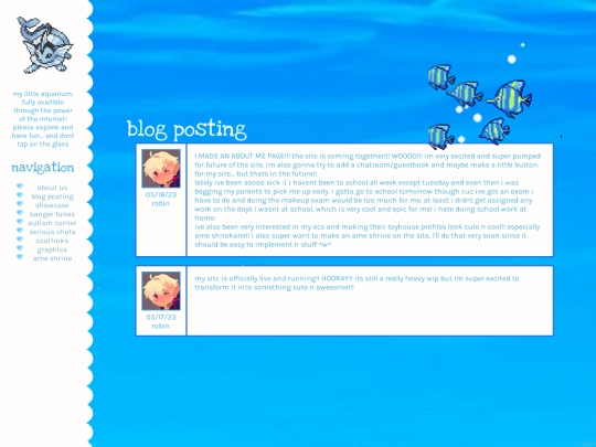 blog screenshot