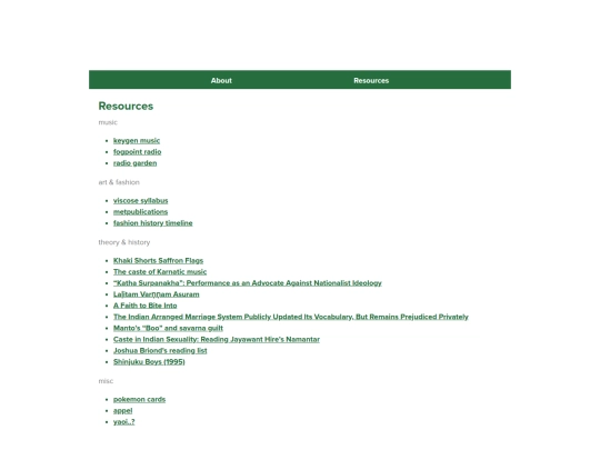 resources screenshot