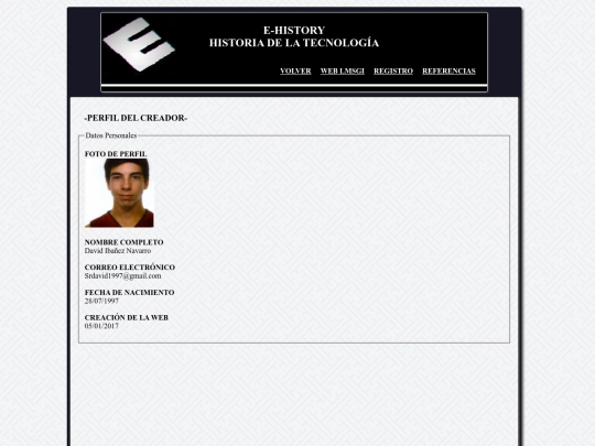 info screenshot