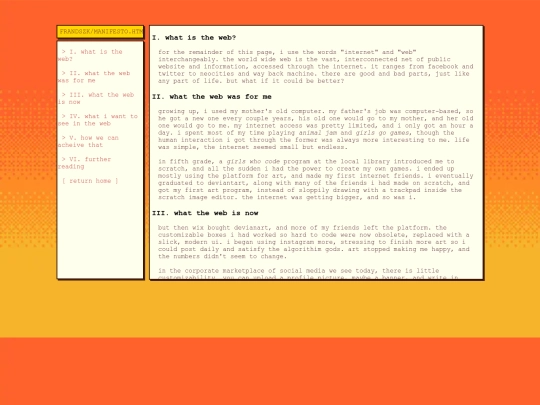 manifesto screenshot