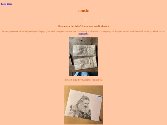 pages/music screenshot