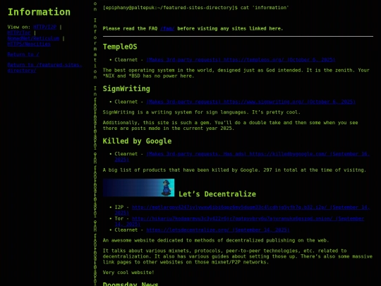 featured-sites-directory/information screenshot