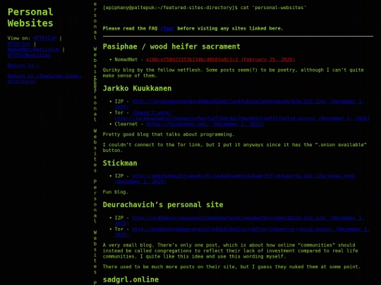 featured-sites-directory/personal-websites screenshot