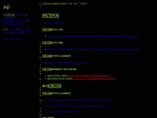tok-stsa/links screenshot
