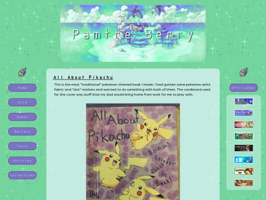 creations/books/all-about-pikachu screenshot