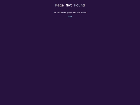 not_found screenshot