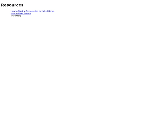 resources screenshot