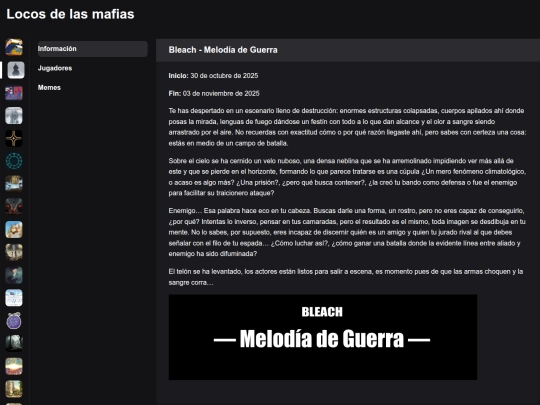 mafia/archive/bleach/info screenshot