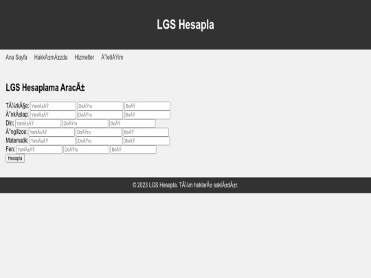index screenshot