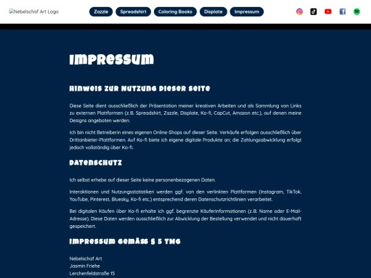 impressum screenshot
