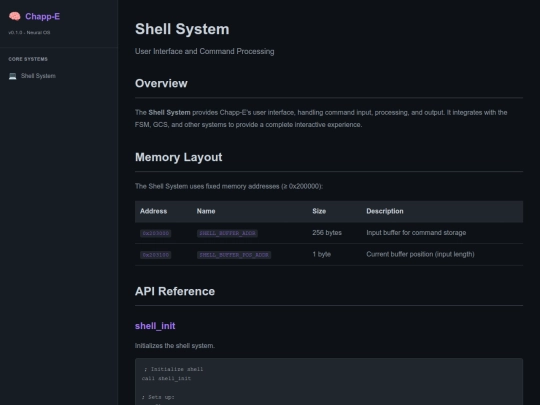 pages/shell screenshot