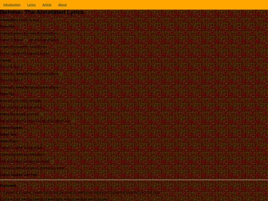 behave-lyrics screenshot