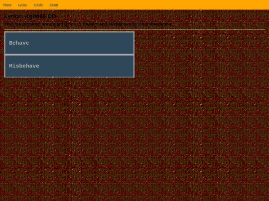 chumba-lyrics screenshot