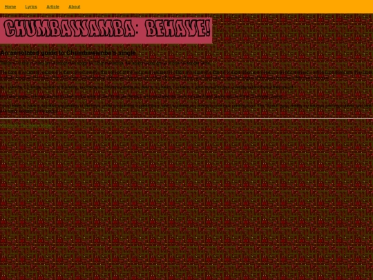 chumbawamba screenshot