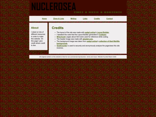 credits screenshot