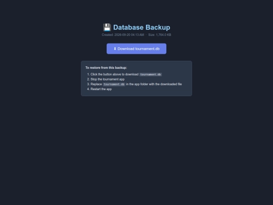 Tournament_Backup screenshot