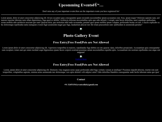 Event/event screenshot