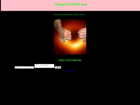 guestbook screenshot