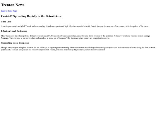 Web_Design/News-Article screenshot