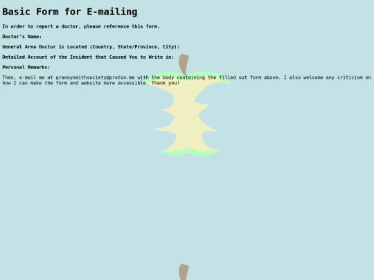 form screenshot