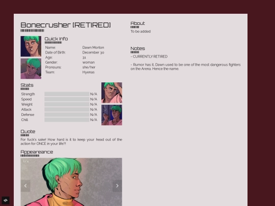 characters/dawn screenshot