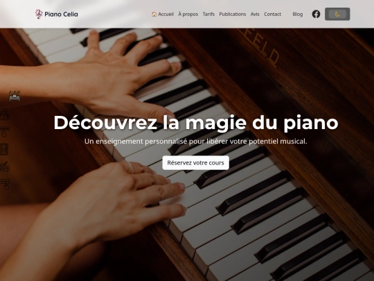 piano-Célia/Index screenshot