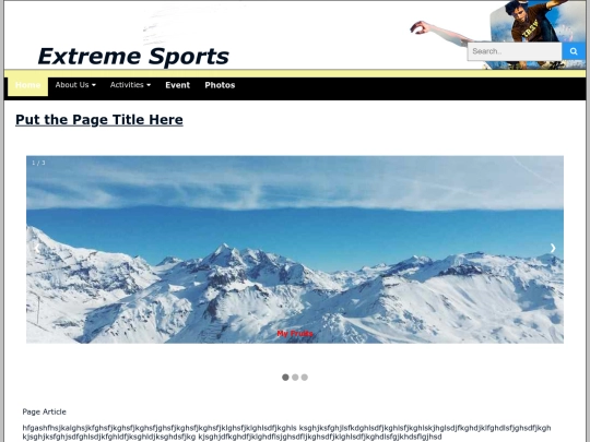 layout screenshot