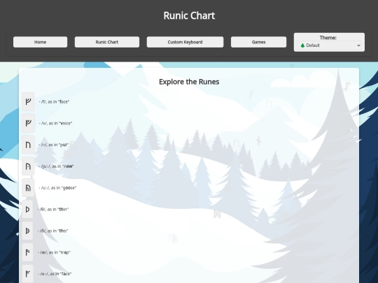 runes screenshot