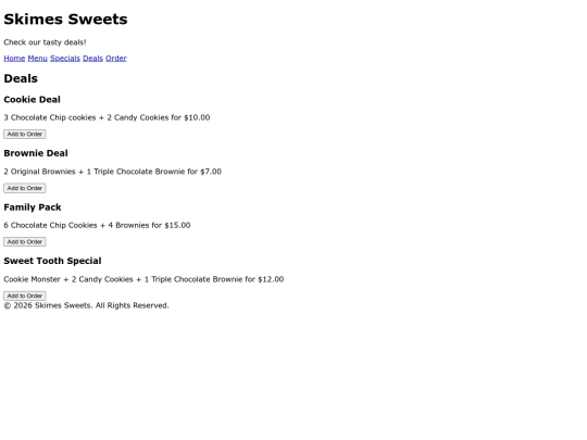 deals screenshot