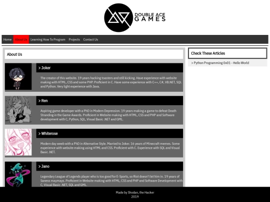 aboutus screenshot