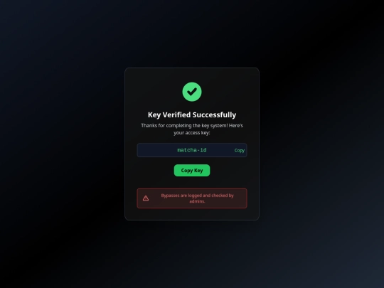 matcha-key screenshot