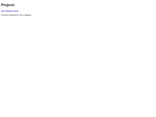 projects screenshot