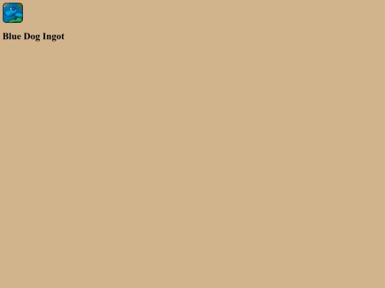 Blue Dog Ingot screenshot