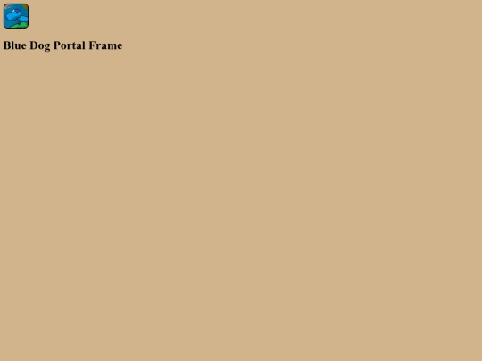 Blue Dog Portal Frame screenshot