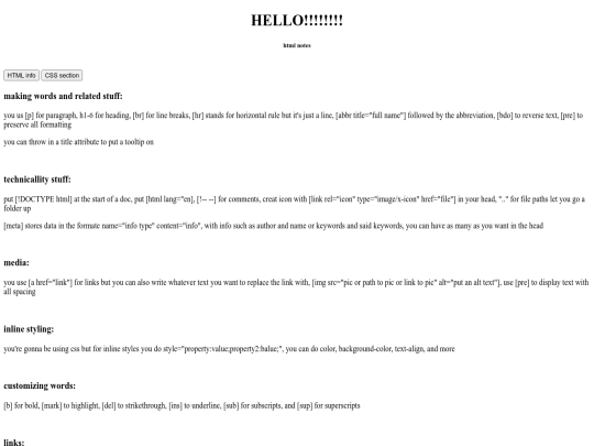 html_notes screenshot