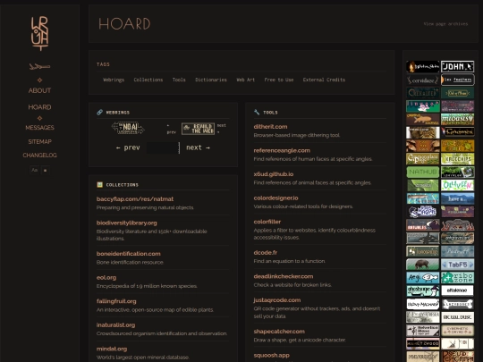 hoard screenshot