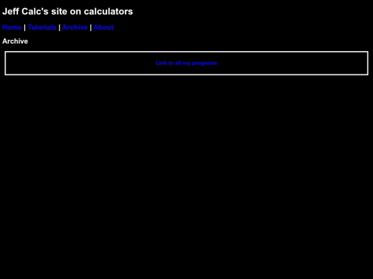 archive screenshot