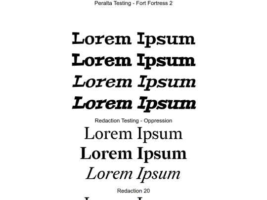 TheWebsite/font_testing screenshot