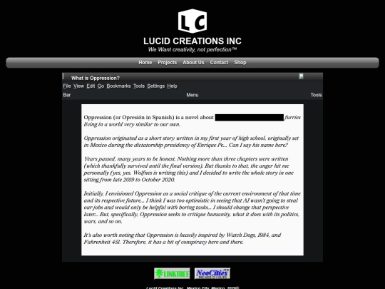 TheWebsite/test screenshot